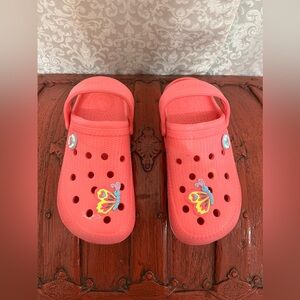 (27) Golfer Pink Colombian sandals for girls (clog)